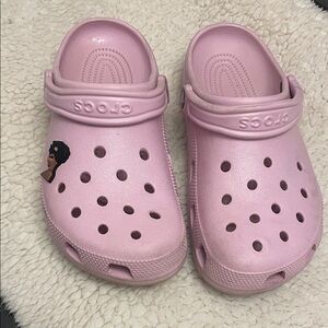CROCS Women's Light Pink Slippers